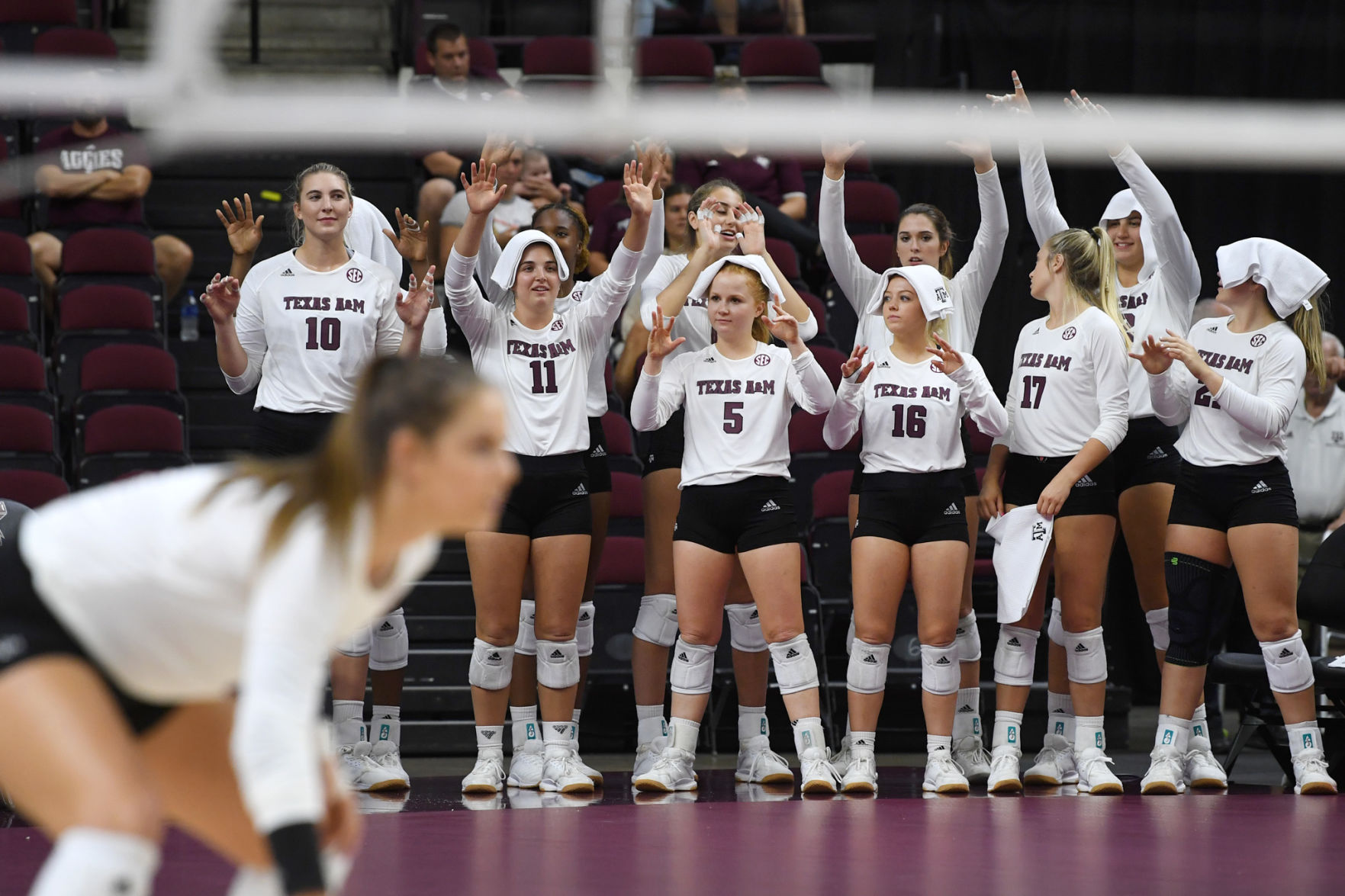 Texas A&M vs. Texas State volleyball